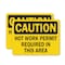 Signmission 3.5 in Height, 5 in Width, Vinyl Decal, Rectangle OS-2PACK-CS-D-35-L-19190 - alternate 1